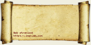 Anđa Šabanović vizit kartica